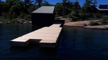 10ft x 30ft Floating Pontoon Dock in Point Au Baril.jpg